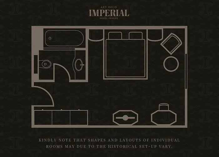 Art Deco Imperial Hotell Prag